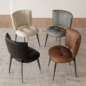 italian minimalist modern luxury ergonomic dining chair