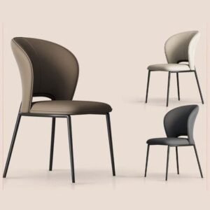 simple luxury dining chair with high end design for household hotel sales department negotiation leisure hotel use