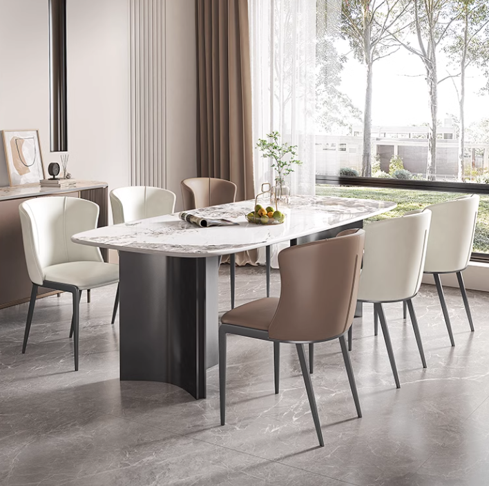 factory outlet metal frame leather dining chair with high rebound upholstered dining room chair for home hotel apartment factory outlet metal frame leather dining chair with high rebound upholstered dining room chair for home hotel apartment