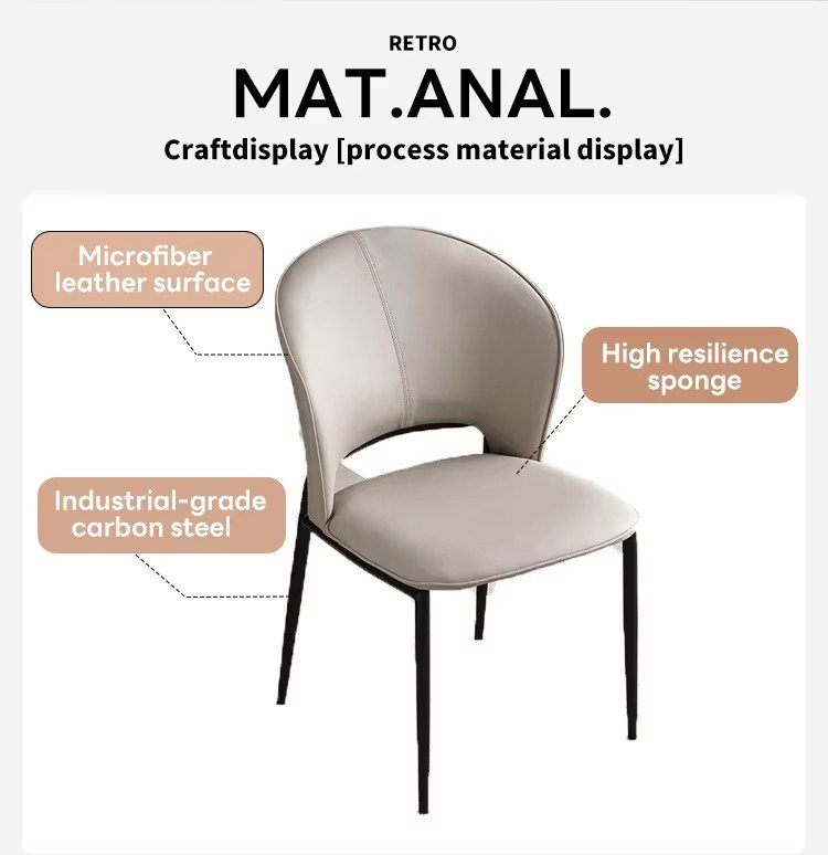 simple luxury dining chair with high end design for household hotel sales department negotiation leisure hotel use simple luxury dining chair with high end design for household hotel sales department negotiation leisure hotel use
