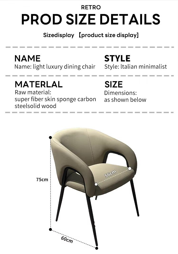 services furniture home furniture living room furniture living room chairs italian minimalist dark grey armrest dining chair solid wood feet for home office hotel use leisure chair for living room services furniture home furniture living room furniture living room chairs italian minimalist dark grey armrest dining chair solid wood feet for home office hotel use leisure chair for living room