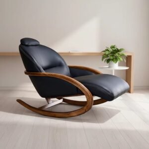 factory direct sales 2026 modern style leisure swinging chair wooden structure eco friendly home & hotel furniture