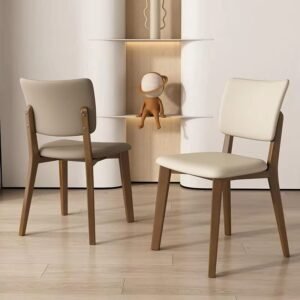 factory directly sales modern luxury solid wooden chair for home office kitchen apartment