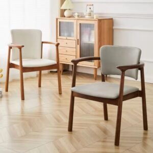 jp solid wooden frame back design nordic modern luxury dining chairs with armrest dining chair