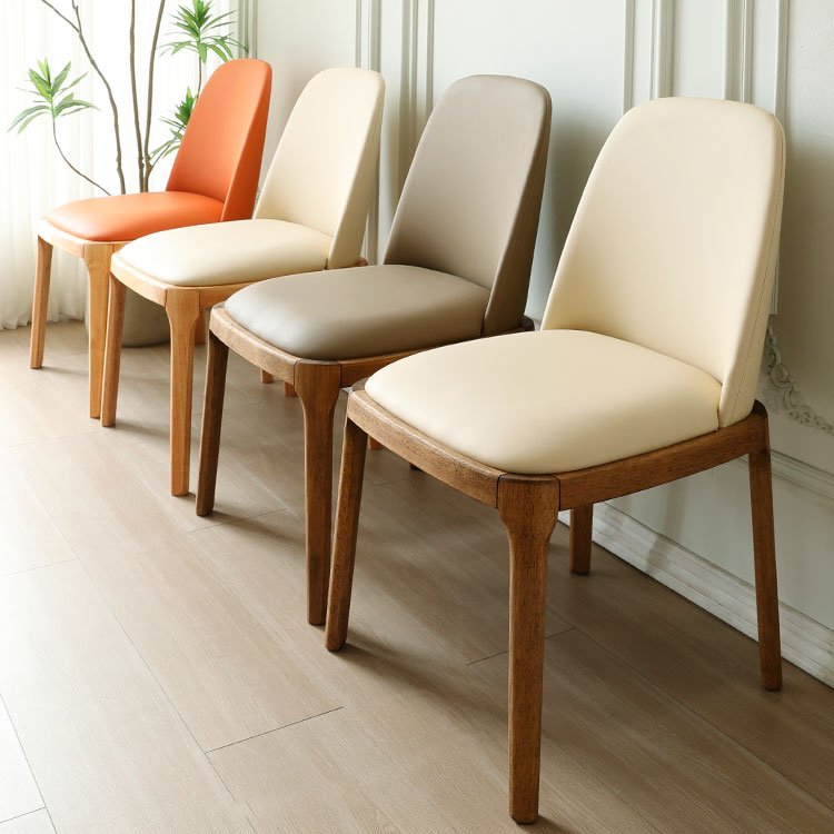all solid wood modern simple nordic italian light luxury dining chair with soft cushion backrest octagonal design for home use all solid wood modern simple nordic italian light luxury dining chair with soft cushion backrest octagonal design for home use