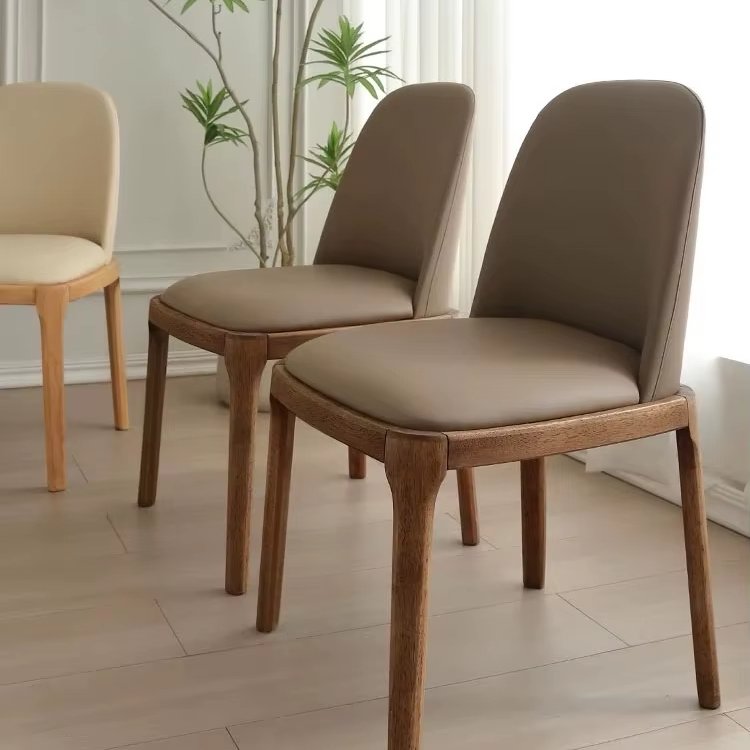 all solid wood modern simple nordic italian light luxury dining chair with soft cushion backrest octagonal design for home use all solid wood modern simple nordic italian light luxury dining chair with soft cushion backrest octagonal design for home use
