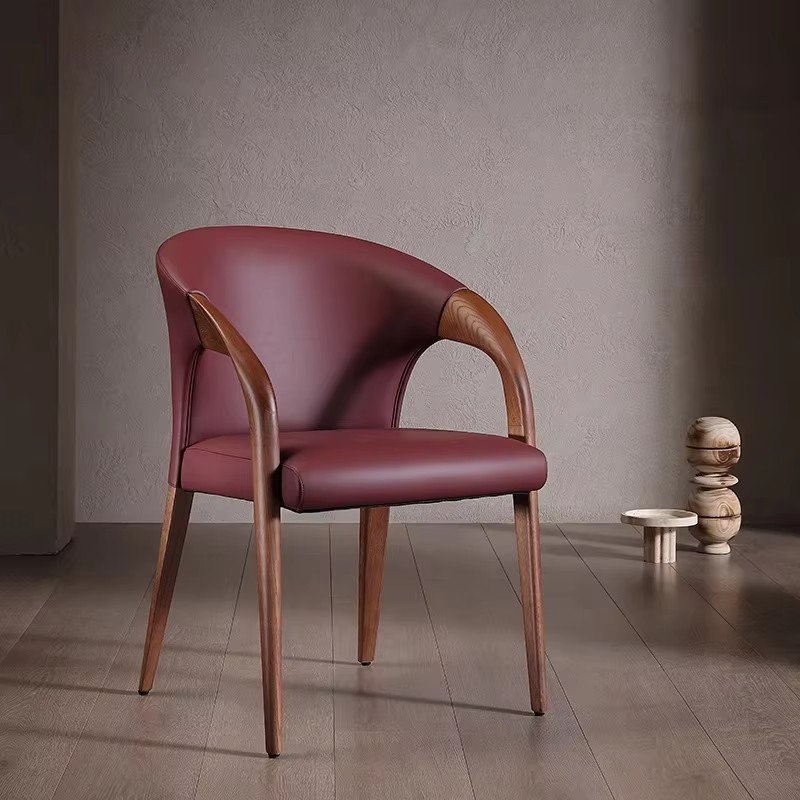 light luxury nordic italian dining chair – all solid wood, simple modern style, soft padded octagonal backrest for home light luxury nordic italian dining chair – all solid wood, simple modern style, soft padded octagonal backrest for home