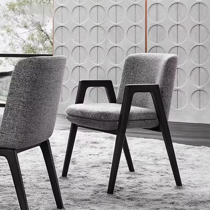premium durable fabric backrest cushion solid wood armrest high quality elegant apartment villa living dining room chair premium durable fabric backrest cushion solid wood armrest high quality elegant apartment villa living dining room chair