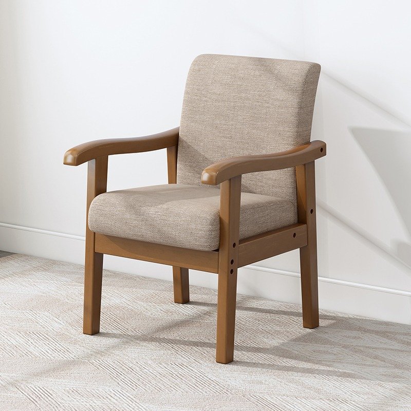 wholesale solid wood single armchair for home dining, office, park, balcony use with portable armrests and backrest wholesale solid wood single armchair for home dining, office, park, balcony use with portable armrests and backrest