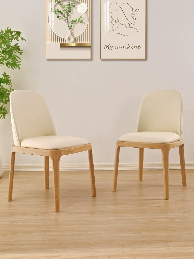 all solid wood modern simple nordic italian light luxury dining chair with soft cushion backrest octagonal design for home use all solid wood modern simple nordic italian light luxury dining chair with soft cushion backrest octagonal design for home use