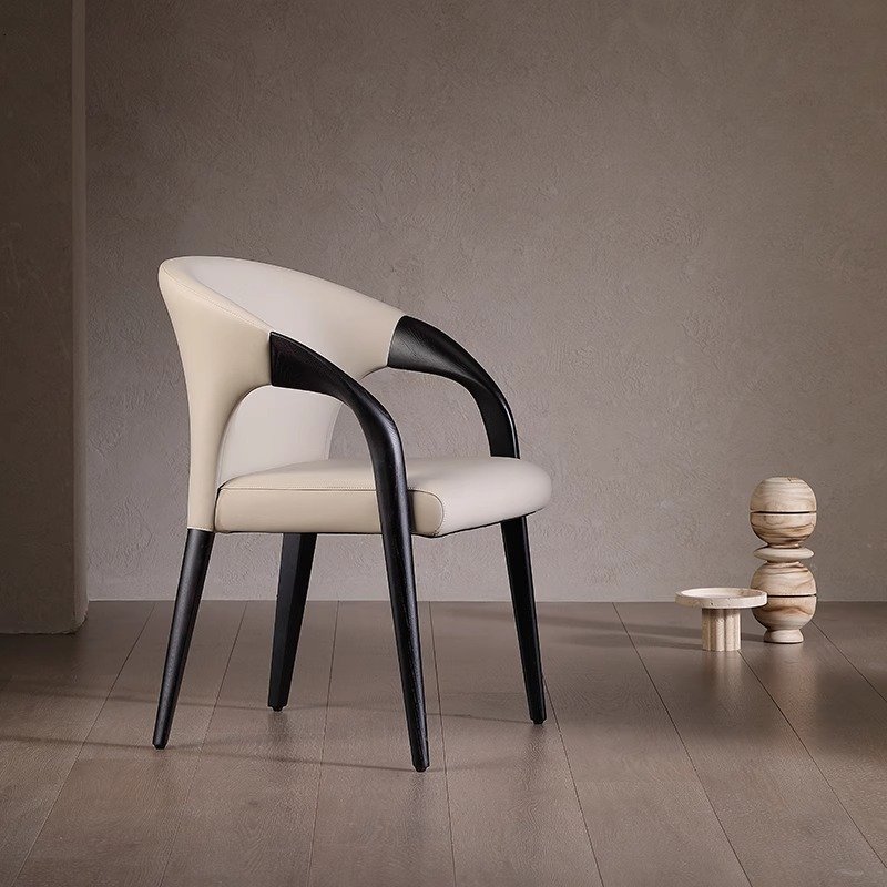 light luxury nordic italian dining chair – all solid wood, simple modern style, soft padded octagonal backrest for home light luxury nordic italian dining chair – all solid wood, simple modern style, soft padded octagonal backrest for home