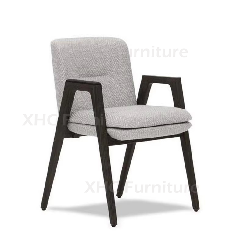 premium durable fabric backrest cushion solid wood armrest high quality elegant apartment villa living dining room chair premium durable fabric backrest cushion solid wood armrest high quality elegant apartment villa living dining room chair