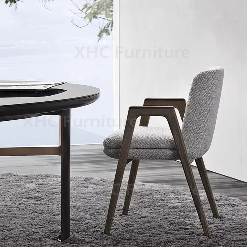 premium durable fabric backrest cushion solid wood armrest high quality elegant apartment villa living dining room chair premium durable fabric backrest cushion solid wood armrest high quality elegant apartment villa living dining room chair