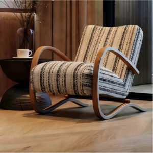 french vintage single designer sofa chair mid century style leisure chair for home office dining bedroom balcony modern living