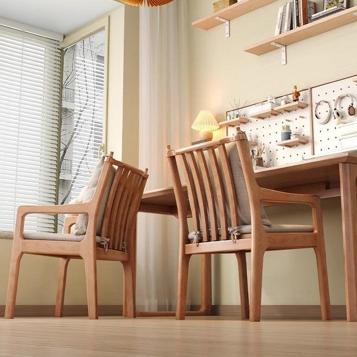 solid wood nordic dining chair with armrest backrest soft upholstery comfortable for long time sitting at home or restaurant solid wood nordic dining chair with armrest backrest soft upholstery comfortable for long time sitting at home or restaurant