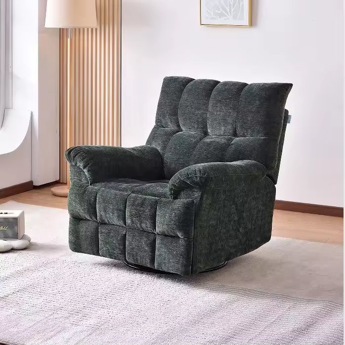 hot sale sans manual glider swivel recliner chair modern velvet design with massage feature wood frame hot sale sans manual glider swivel recliner chair modern velvet design with massage feature wood frame