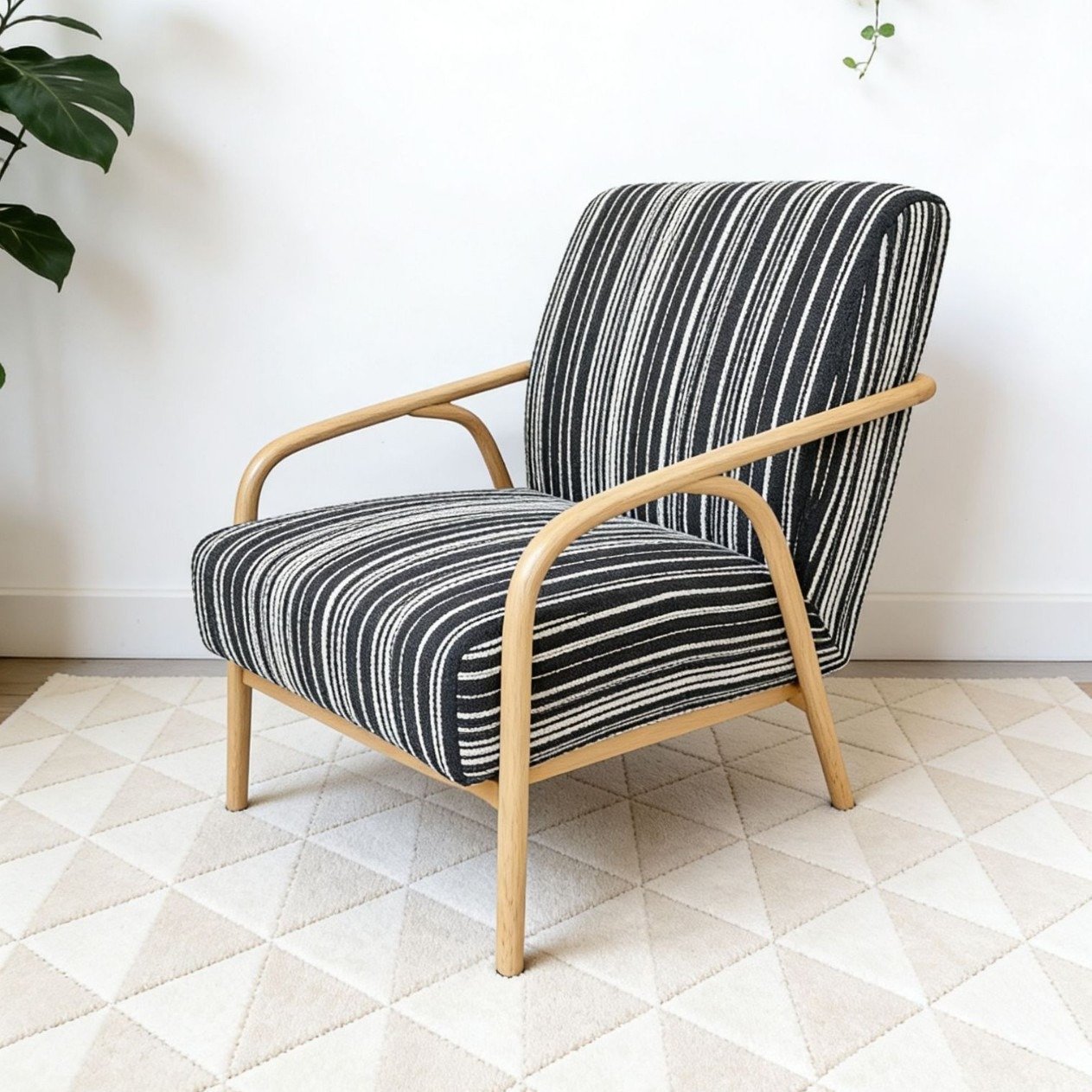 modern fabric upholstered lounge chair with wooden frame armrests stylish comfort for living room hotel bedroom modern fabric upholstered lounge chair with wooden frame armrests stylish comfort for living room hotel bedroom