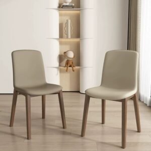 solid wood chair with backrest dining chair for home use minimalist modern luxury nordic hotel restaurant dining table chair