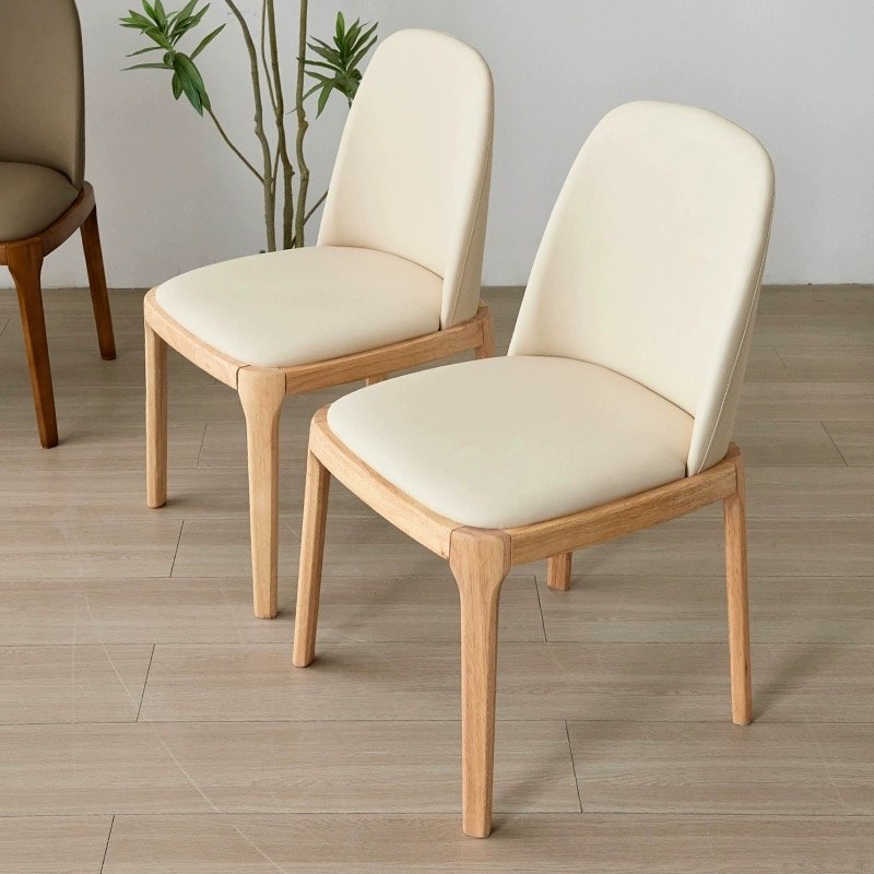 all solid wood modern simple nordic italian light luxury dining chair with soft cushion backrest octagonal design for home use all solid wood modern simple nordic italian light luxury dining chair with soft cushion backrest octagonal design for home use