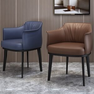 archibald dining chair wooden dining chair restaurant furniture fabric dining room chair solid wood legs chair