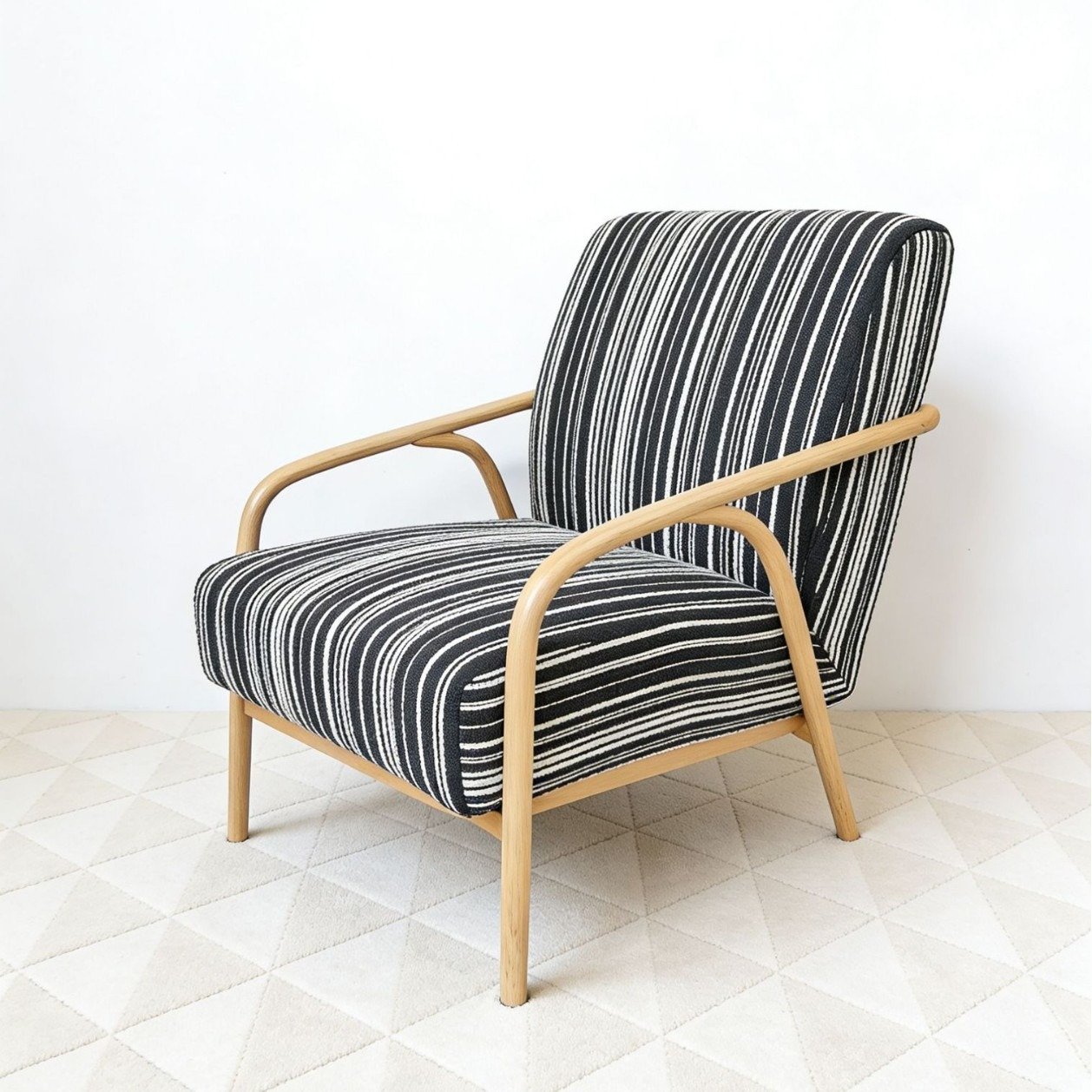 modern fabric upholstered lounge chair with wooden frame armrests stylish comfort for living room hotel bedroom modern fabric upholstered lounge chair with wooden frame armrests stylish comfort for living room hotel bedroom