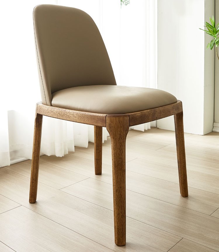 all solid wood modern simple nordic italian light luxury dining chair with soft cushion backrest octagonal design for home use all solid wood modern simple nordic italian light luxury dining chair with soft cushion backrest octagonal design for home use