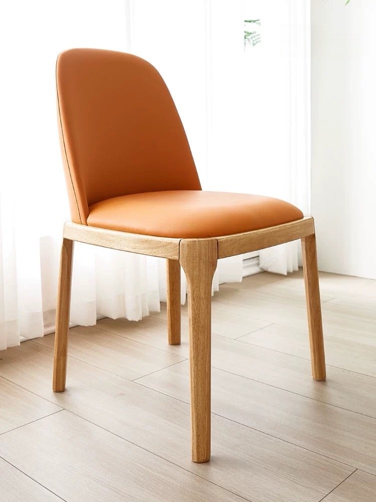 all solid wood modern simple nordic italian light luxury dining chair with soft cushion backrest octagonal design for home use all solid wood modern simple nordic italian light luxury dining chair with soft cushion backrest octagonal design for home use