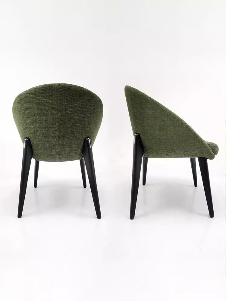 oem dining chair kitchen home casual coffee chair cotton linen art white wax metal italian shell art design modern model room oem dining chair kitchen home casual coffee chair cotton linen art white wax metal italian shell art design modern model room