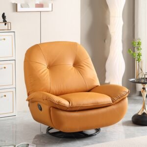 electric space pod recliner chair 360° swivel firstclass sofa for living room
