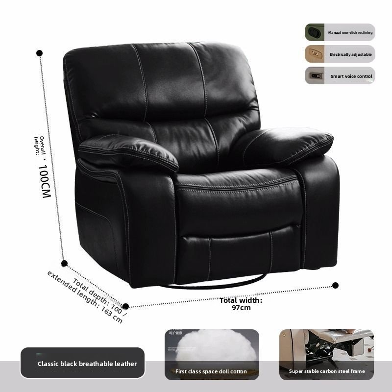 electric reclining rocking chair leather upholstery modern design multifunctional massage sofa for living room movie watching electric reclining rocking chair leather upholstery modern design multifunctional massage sofa for living room movie watching