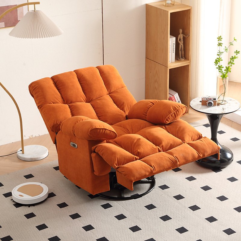 modern style swivel recliner lounge chair synthetic leather fabric upholstery with wood frame for home office or hotel modern style swivel recliner lounge chair synthetic leather fabric upholstery with wood frame for home office or hotel