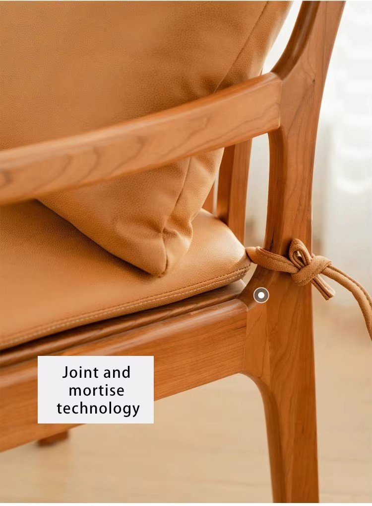 solid wood nordic dining chair with armrest backrest soft upholstery comfortable for long time sitting at home or restaurant solid wood nordic dining chair with armrest backrest soft upholstery comfortable for long time sitting at home or restaurant